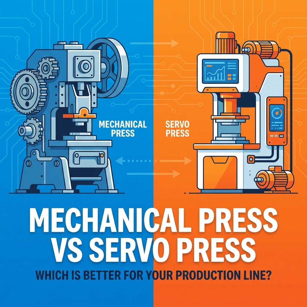 Prensa Mec&acirc;nica vs Prensa Servo: O que &eacute; melhor para sua linha de produ&ccedil;&atilde;o?