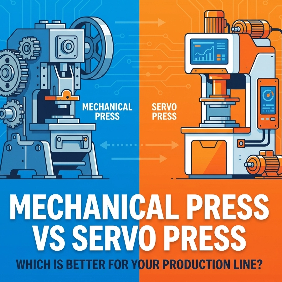 Prensa Mec&acirc;nica vs Prensa Servo: O que &eacute; melhor para sua linha de produ&ccedil;&atilde;o?